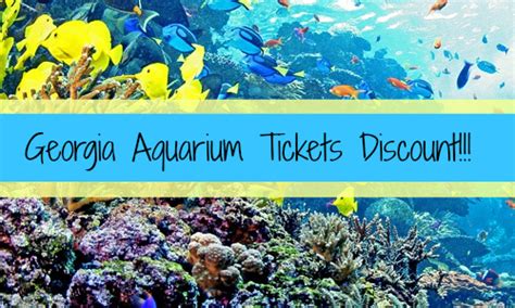 georgia aquarium discount tickets 15